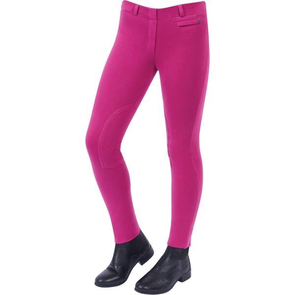 Dublin Childrens/Kids Supa-fit Pull On Knee Patch Jodhpurs