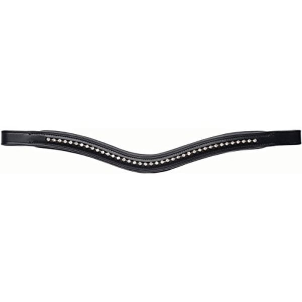 Kincade Curved Diamante Leather Browband Kincade Curved Diamante Leather Browband