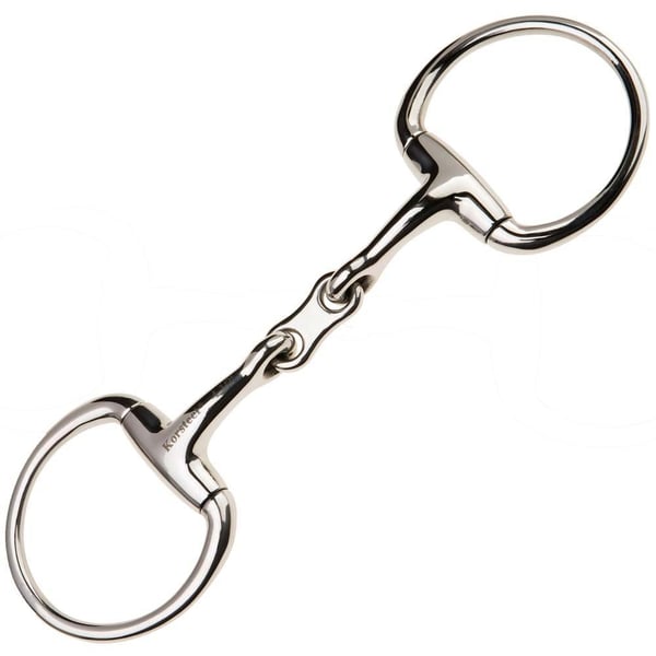 JP Korsteel Stainless Steel French Link Eggbutt Snaffle