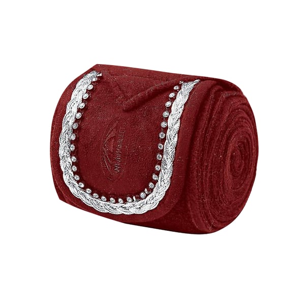 Weatherbeeta Fleece Bling Bandage For Horses (Set Of 4)