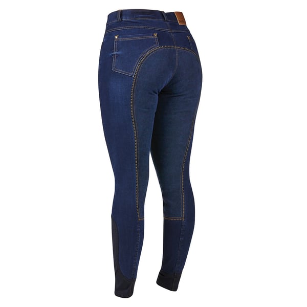 Dublin Womens/Ladies Shona Full Suede Seat Denim Breeches