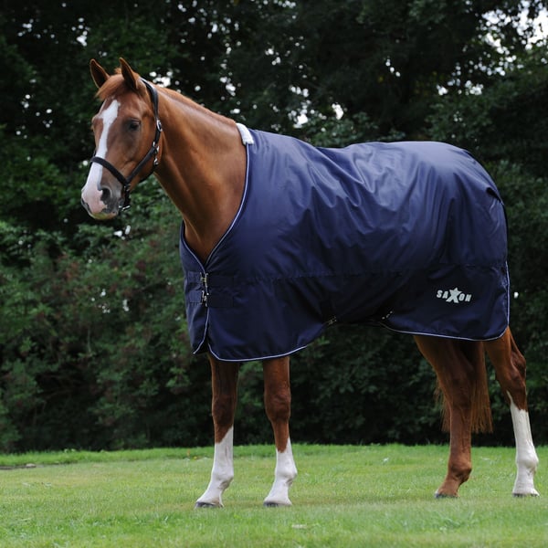 Saxon Defiant Standard-Neck Lightweight Horse Turnout Rug Saxon Defiant Standard-Neck Lightweight Horse Turnout Rug