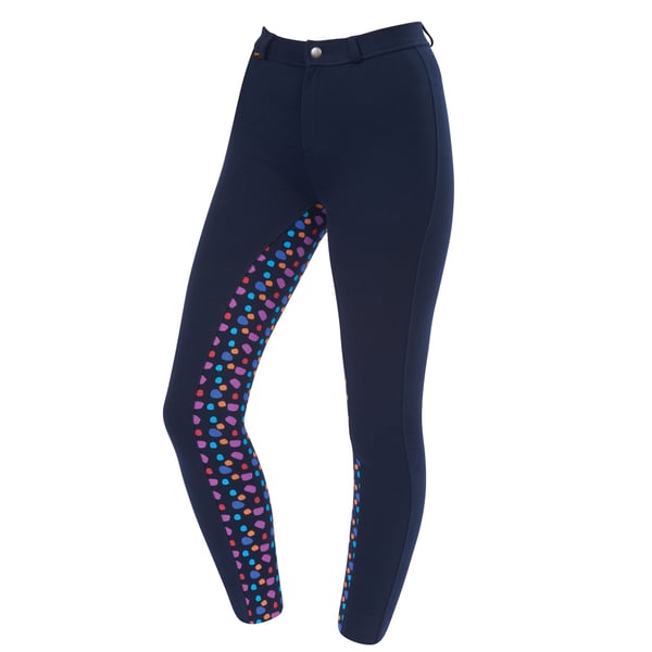 Saxon Childrens/Kids Warm Up Cotton Euro Seat Jodhpurs II