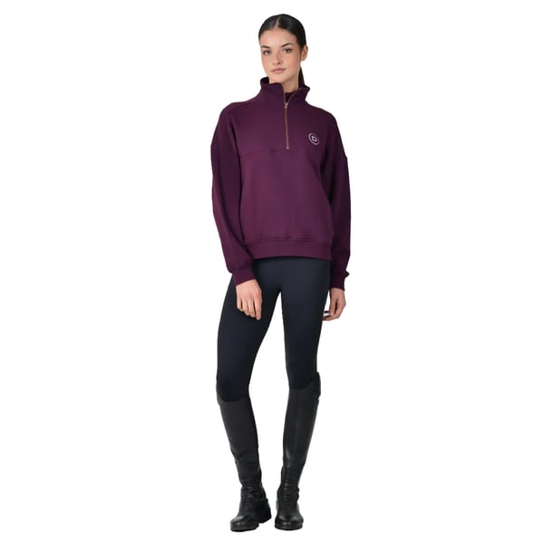 Dublin Womens/Ladies Quarter Zip Fleece Top