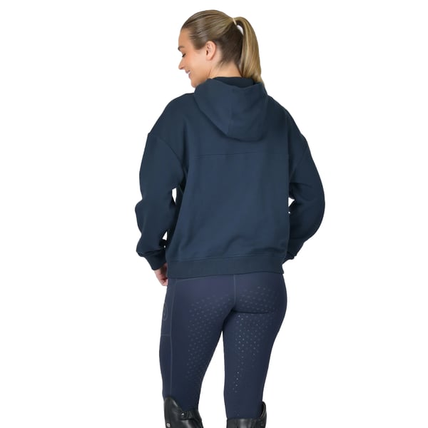 Dublin Womens/Ladies Hooded Quarter Zip Fleece Top