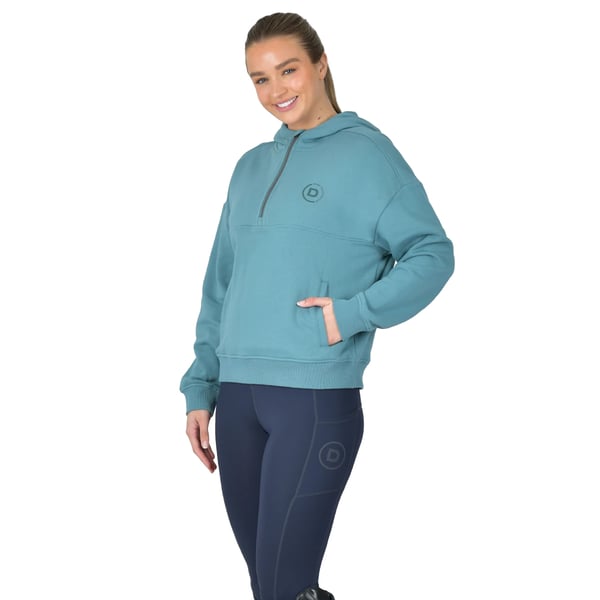 Dublin Dam/Dam Hooded Quarter Zip Fleecetopp