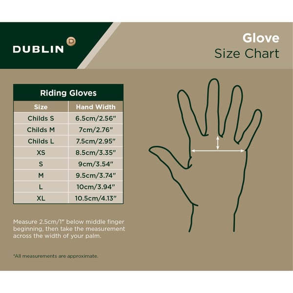 Dublin Everyday Adults Mighty Grip Riding Gloves