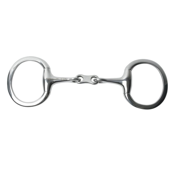 Korsteel Stainless Steel French Link Eggbutt Snaffle Bit