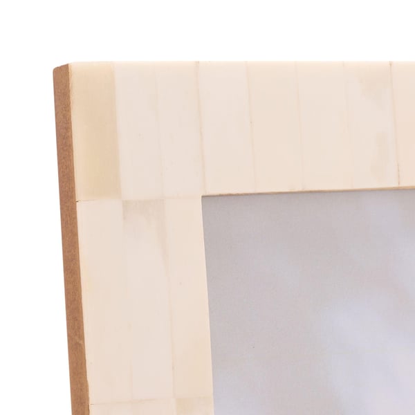 Hestia Wide Border White Bone Photo Frame 5 x 7