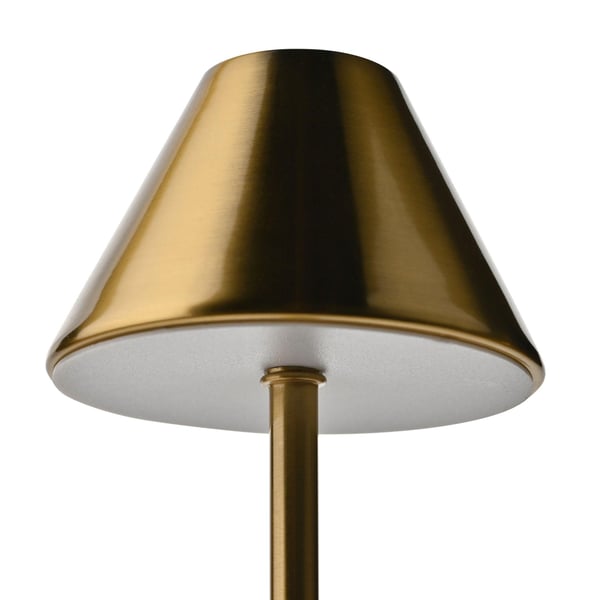 Hestia Bronze USB LED Touch Table Lamp - Small