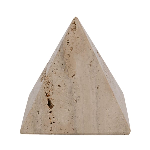 Hestia Travertinpyramid - 10cm