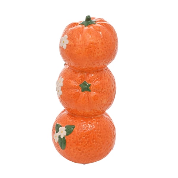 Hestia 21 cm trippel orange vas