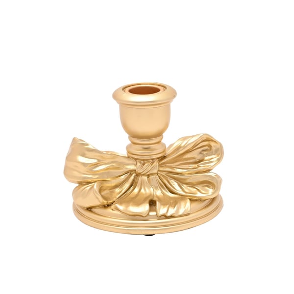 Hestia Gold Ribbon -kynttilänjalka