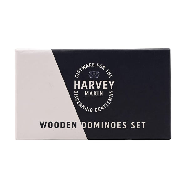 Harvey Makin -domino-peli puisessa rasiassa