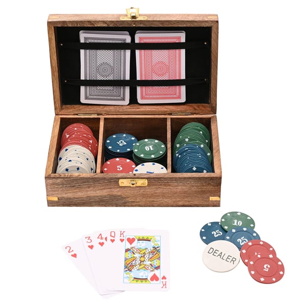 Harvey Makin puinen pokerisetti