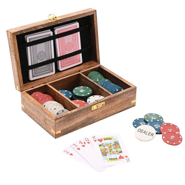 Harvey Makin puinen pokerisetti