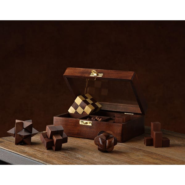 Harvey Makin Wooden 6 Puzzle Set
