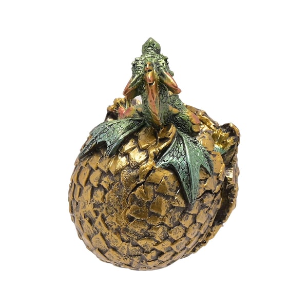 Willow Golden Dragon Egg Figurin