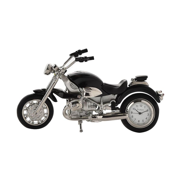 Wm Widdop Miniatyrklocka - Svart Motorcykel