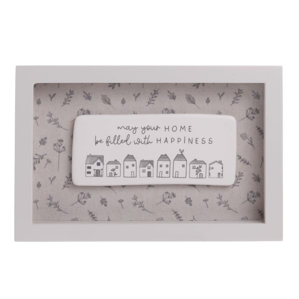 Moments Framed Plaque 22cm x 15cm - Home