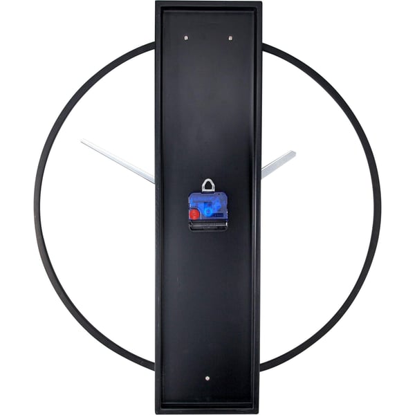 Nextime Carl Wall Clock Wood Black - 58.2cm