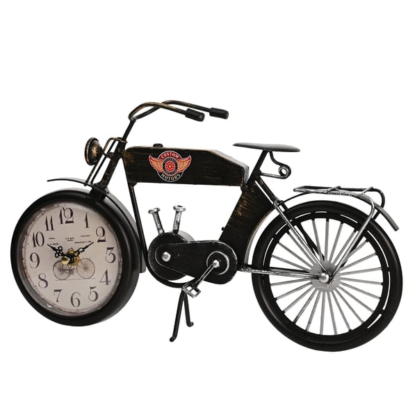 Hometime Metallkaminur - Svart Motorcykel