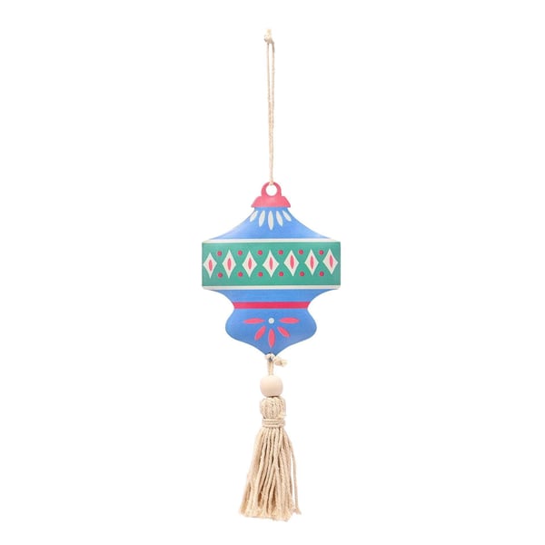 Set Of 4 Hanging Metal Decorations