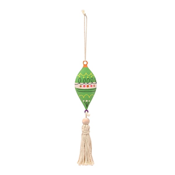Set Of 4 Hanging Metal Decorations