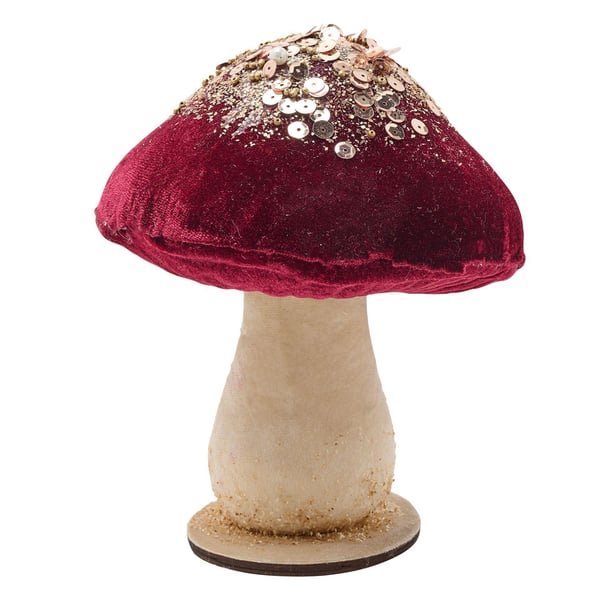 Röd sammetsvamp 15cm