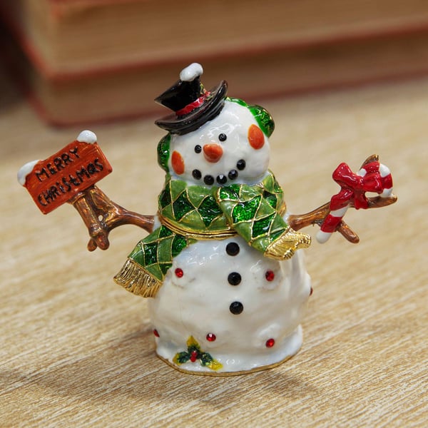 Christmas Treasured Trinkets - Snowman