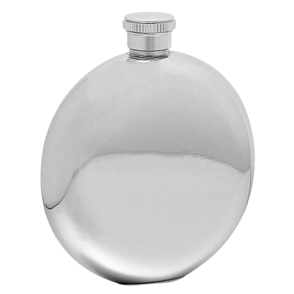 Harvey Makin Round Stainless Steel 150ml Hip Flask