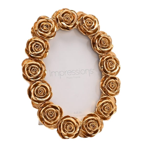 Widdop Impressions Resin Rose Photo Frame