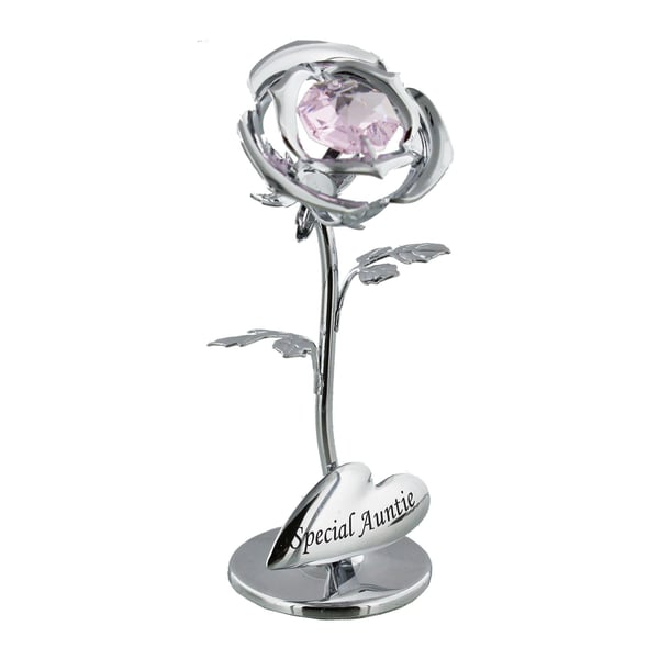 Crystocraft Special Auntie Rose Celebration Ornament