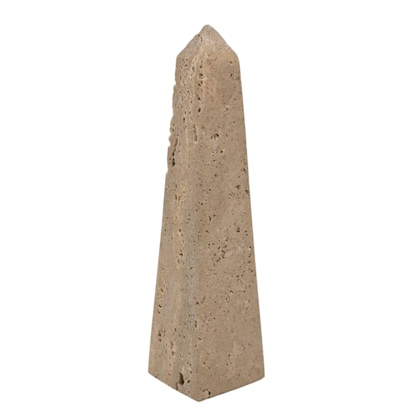 Hestia Travertine Pillar Ornament