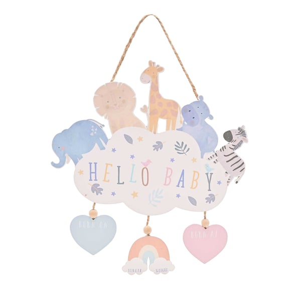 Celebrations Petit Cheri Data Cloud Animals Plaque