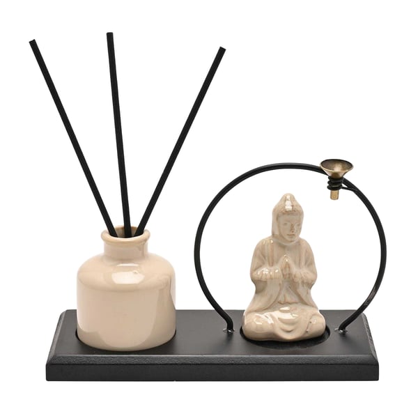 Serenity Sitting Buddha Incense Gift Set Serenity Sitting Buddha Incense Gift Set