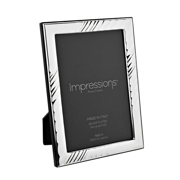 Widdop Impressions Made In Italy Wood Textured Wave Photo Frame