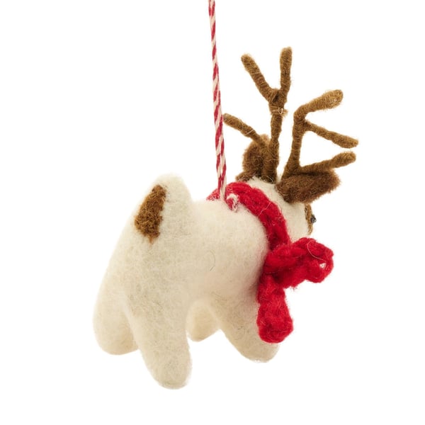 The Seasonal Gift Co. Felt Reindeer Hanging Decoration