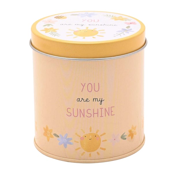 Celebrations Love Life You Are My Sunshine Candle Tin