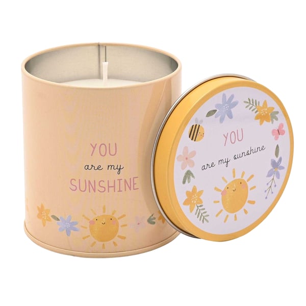 Celebrations Love Life You Are My Sunshine Candle Tin Celebrations Love Life You Are My Sunshine Candle Tin