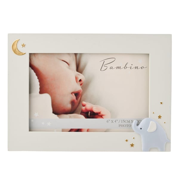 Bambino Photo Frame with Elephant Icon 6 x 4 Bambino Photo Frame with Elephant Icon 6 x 4