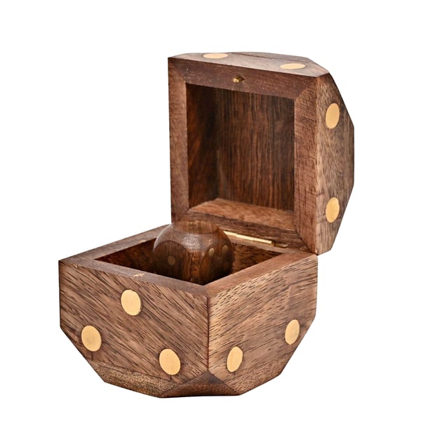 Harvey Makin Dice Wooden Box