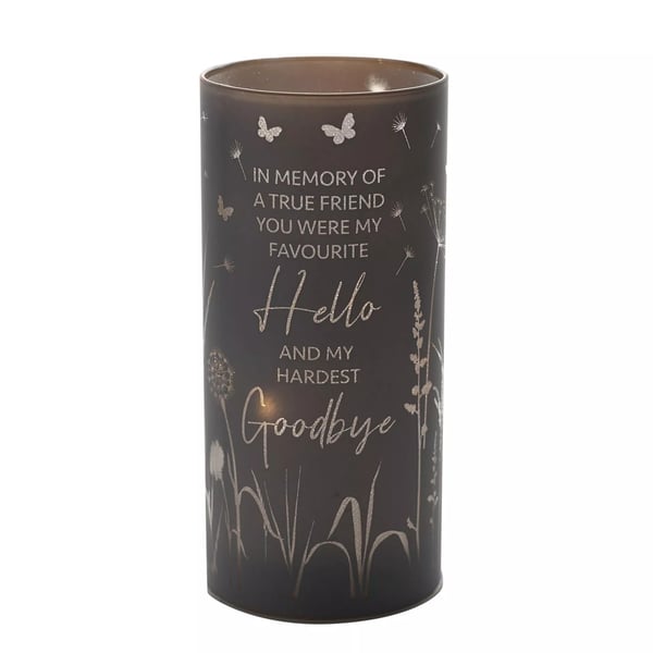Celebrations Thoughts Of You Goodbye Tube Lamp