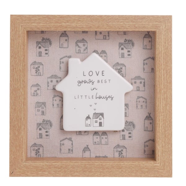 Celebrations Moments Little Houses Framed Plaque Celebrations Moments Little Houses Framed Plaque