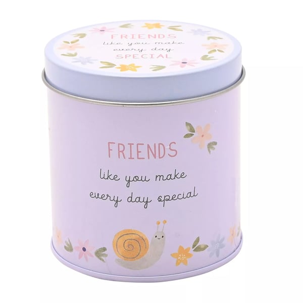 Celebrations Love Life Friends Lemon Tin Scented Candle