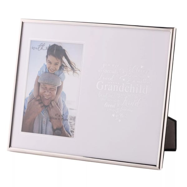Celebrations With Love Grandchild Heart Photo Frame