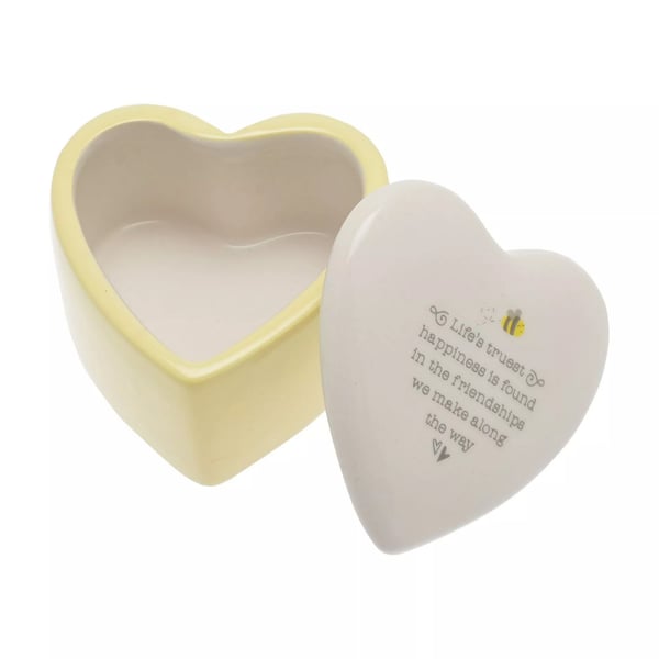 Celebrations Love Life Heart Trinket Box