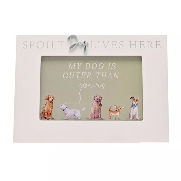 Wildlife Spoilt Dog Lives Here Photo Frame