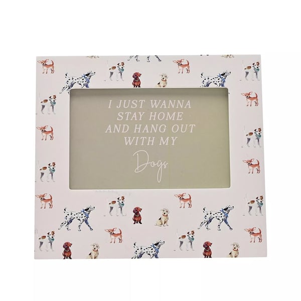 Wildlife Dog Print Photo Frame