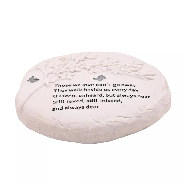 Celebrations Thoughts Of You Graveside Stone Round Ornament